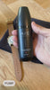 Take off the lid, hold the ChronoLeatherPen with the silicone brush facing upwards and pump the button a few times until the solution comes out of the brush.